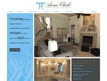 Tablet Screenshot of annaclarkinteriors.com